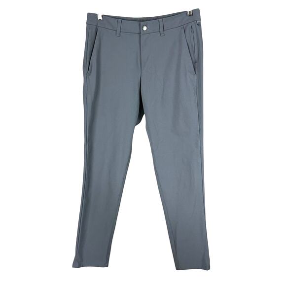 Lululemon Commission Pant Slim Warpstreme Grey With STAINS Men's 31 x 28 GUC - Picture 1 of 8